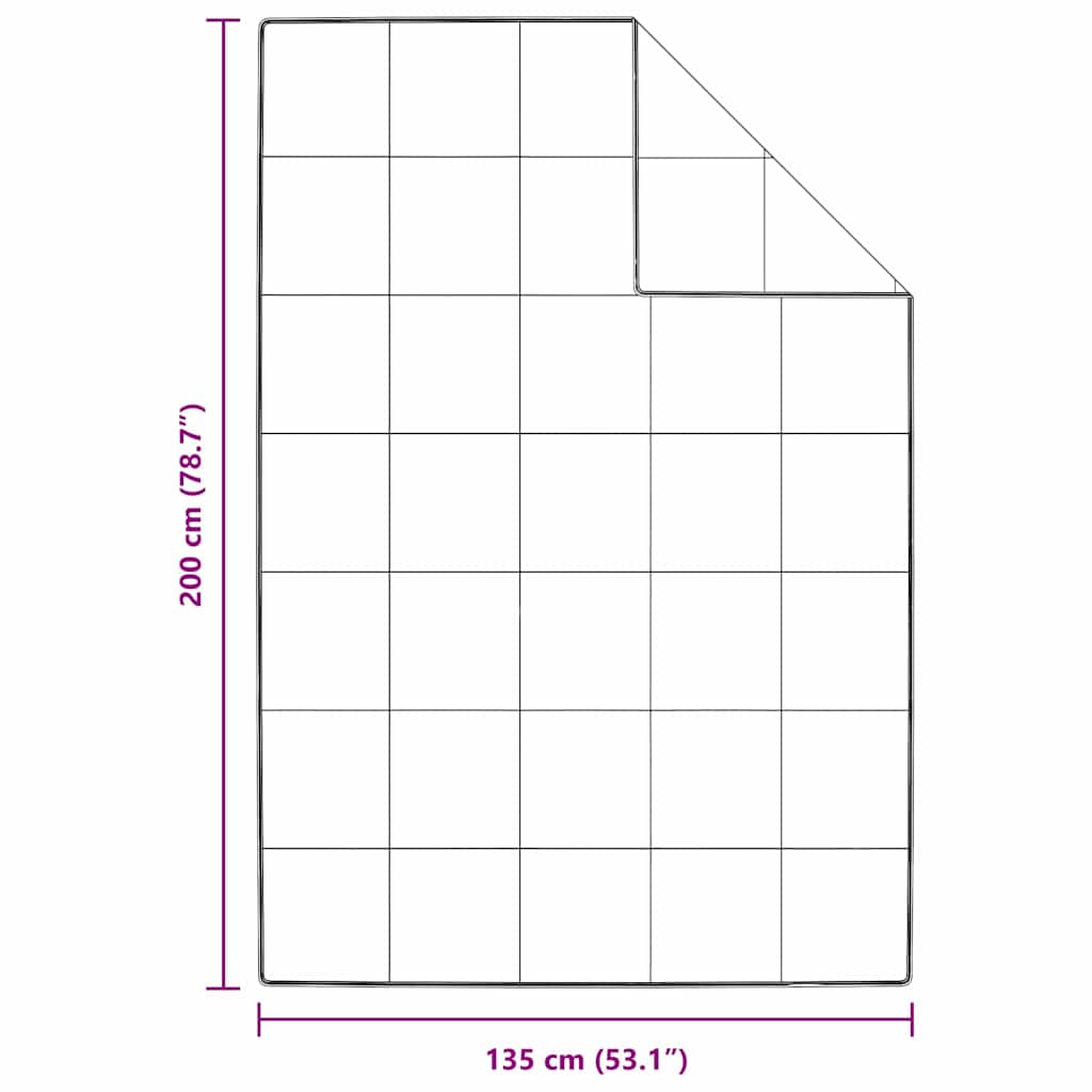 Bettdecke Weiß 135 x 200 cm Feder