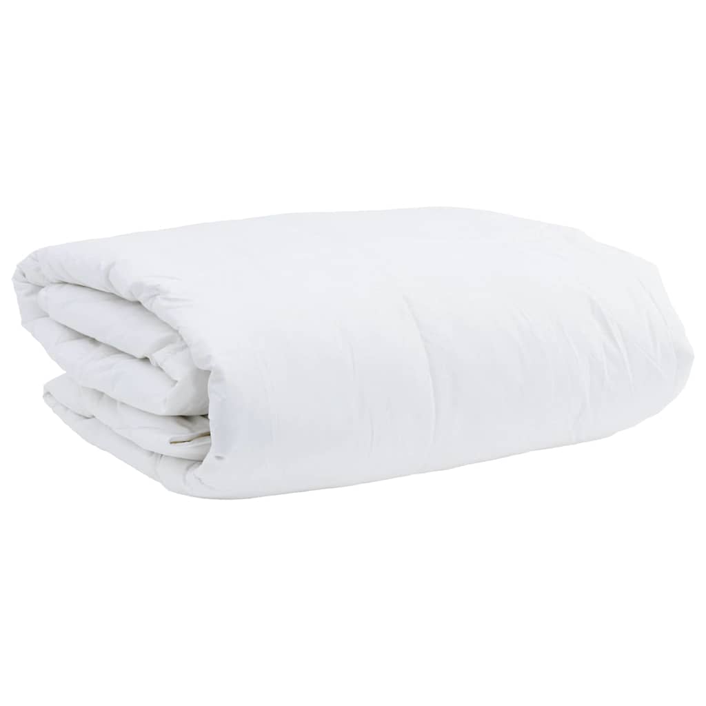 Winterbettdecke Weiß 140 x 220 cm Feder