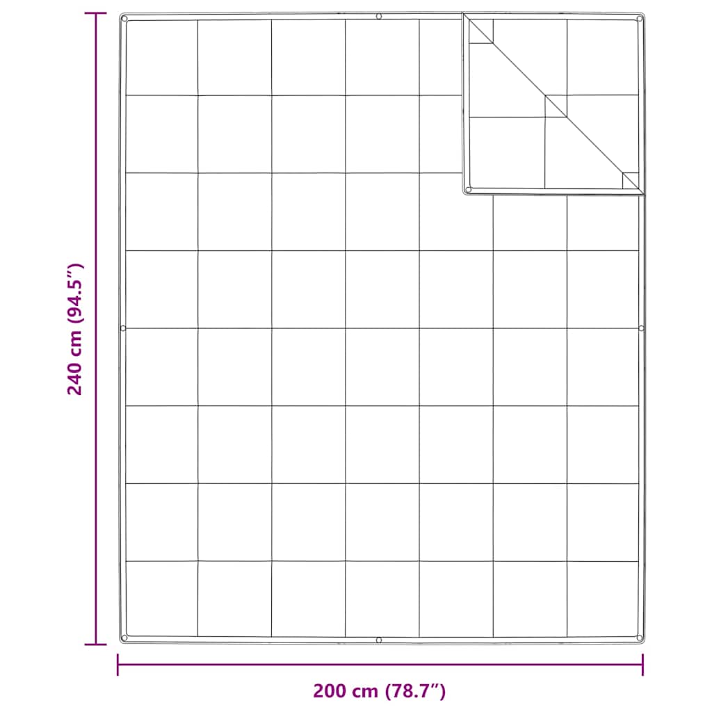 2-in-1 Bettdecke Weiß 240 x 200 cm Feder