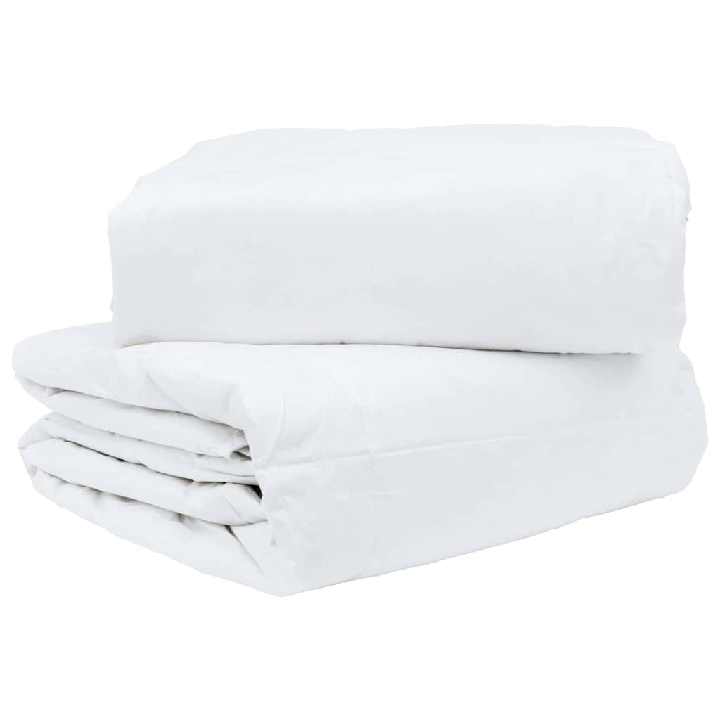 Couette 2-en-1 blanche 200 x 220 cm Plume