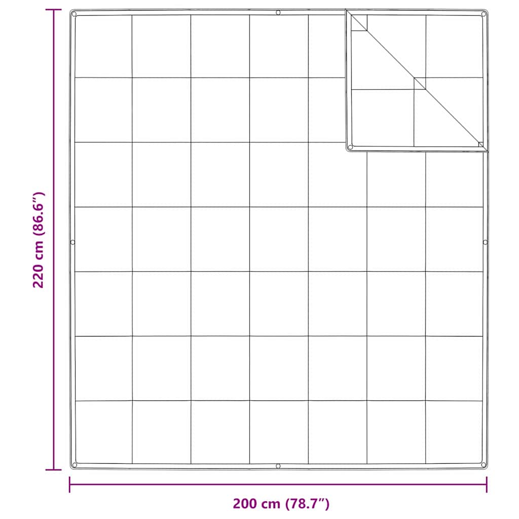 Couette 2-en-1 blanche 200 x 220 cm Plume