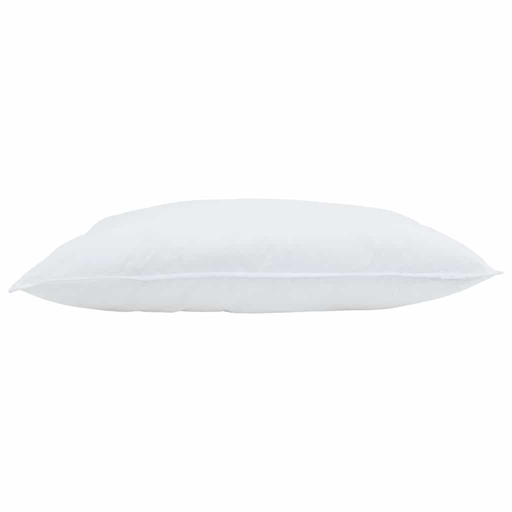 Pillows with Cushions 2 pcs White 30 x 50 cm Feather