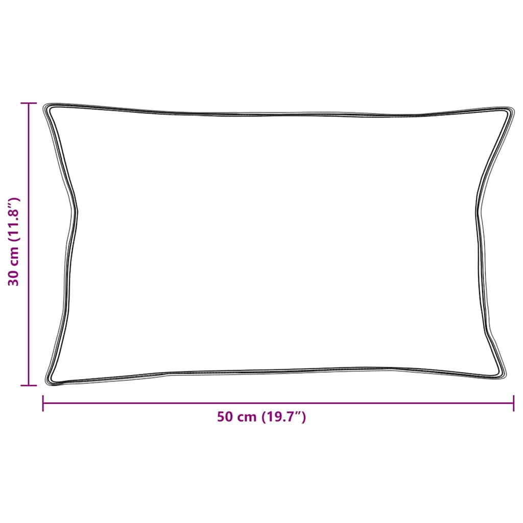 Pillows with Cushions 2 pcs White 30 x 50 cm Feather