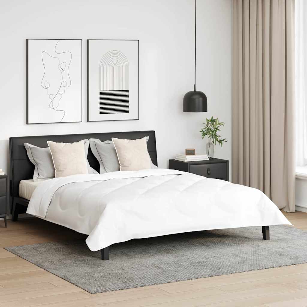 Pillow with cushions 2 pcs White 40 x 40 cm Feather