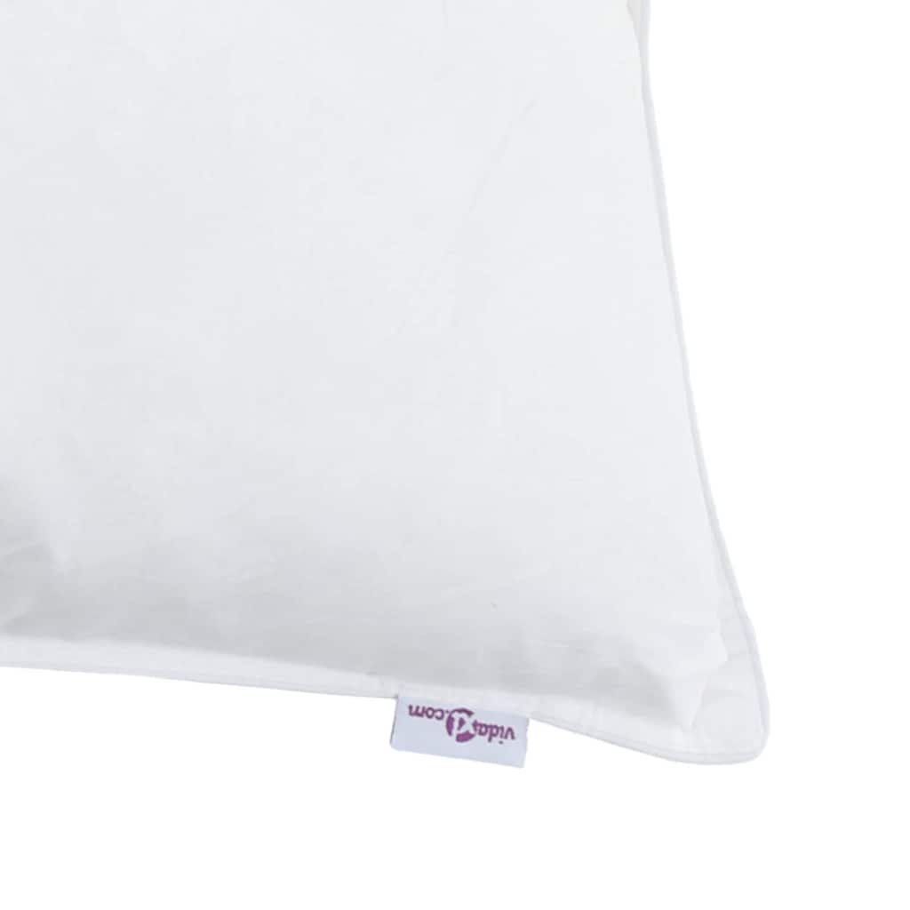 Pillows with 2 pcs White 50 x 75 cm Feather