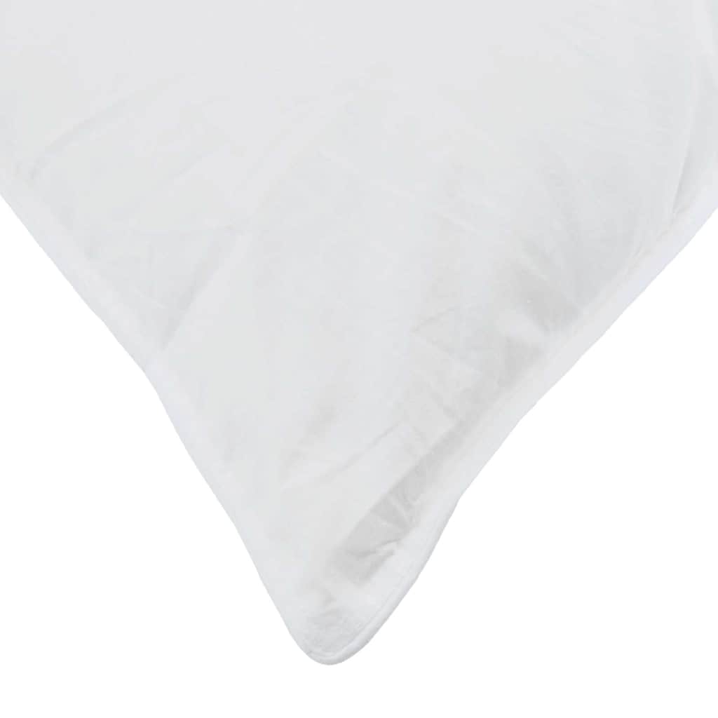 Pillows with pillowcases 2 pcs White 70 x 90 cm Feather