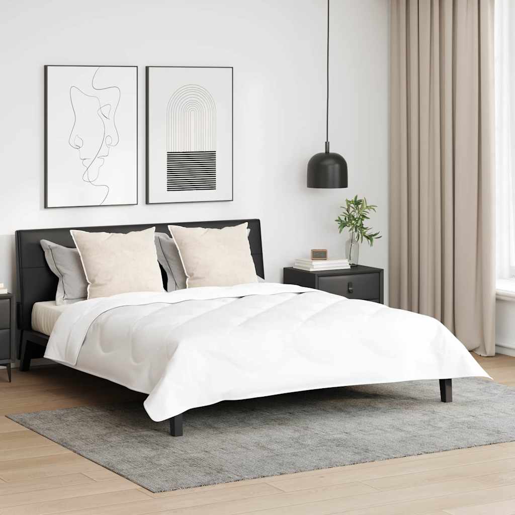Pillows with pillowcases 2 pcs White 80 x 80 cm Feather