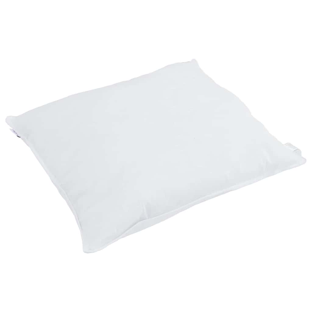 Pillows with pillowcases 2 pcs White 80 x 80 cm Feather
