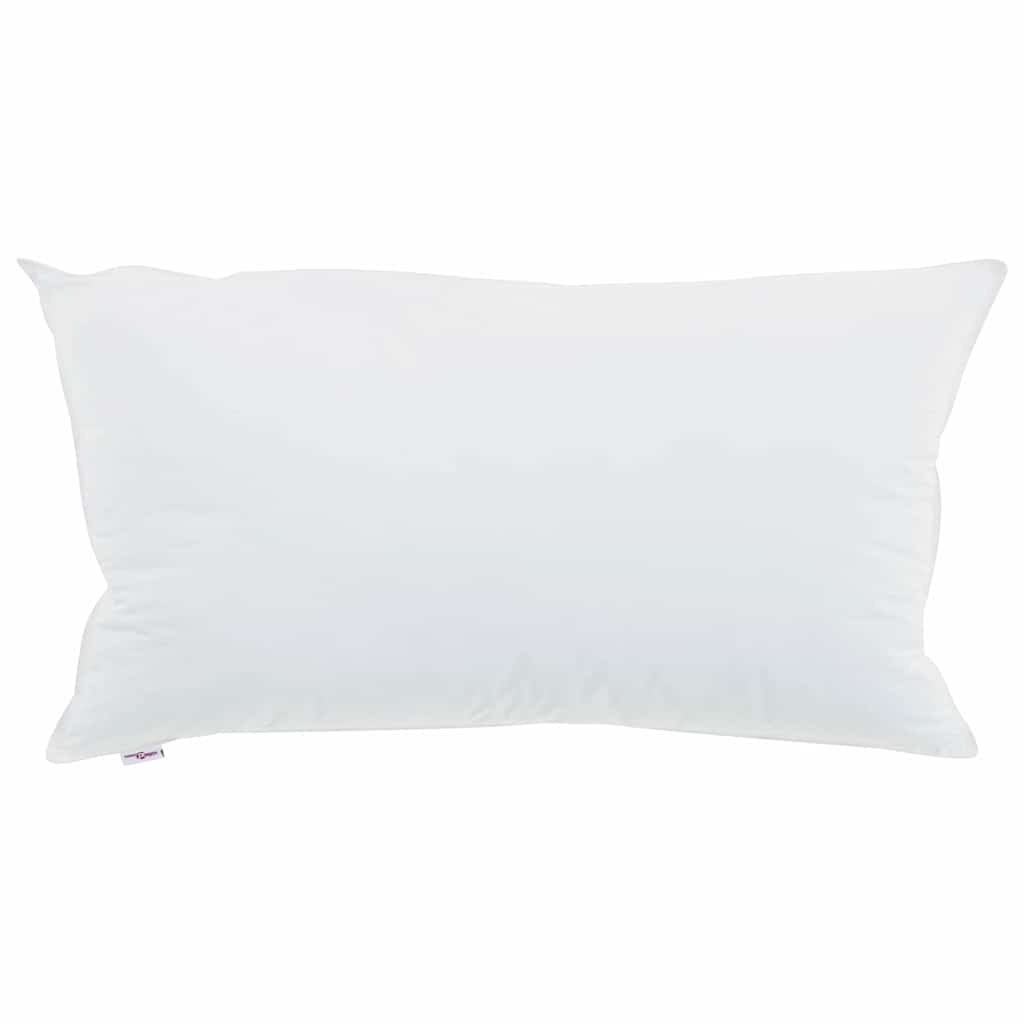 Kopfkissen mit Kissen 2 pcs Weiß 40 x 80 cm Baumwolle
