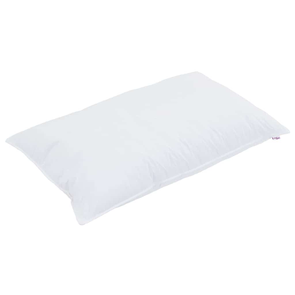 Kopfkissen mit Kissen 2 pcs Weiß 40 x 80 cm Baumwolle