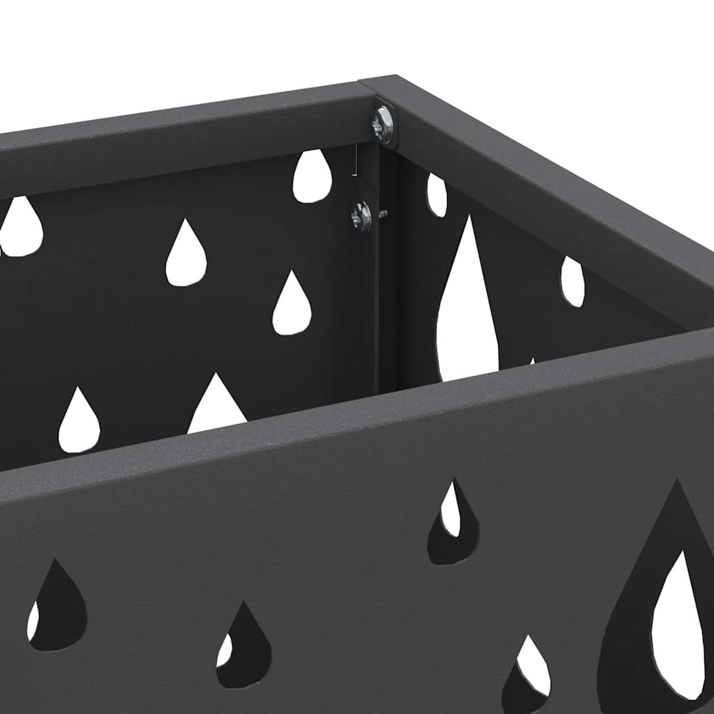 Sonnenschirmhalter Schwarz 15,5 x 15,5 x 49 cm Metall