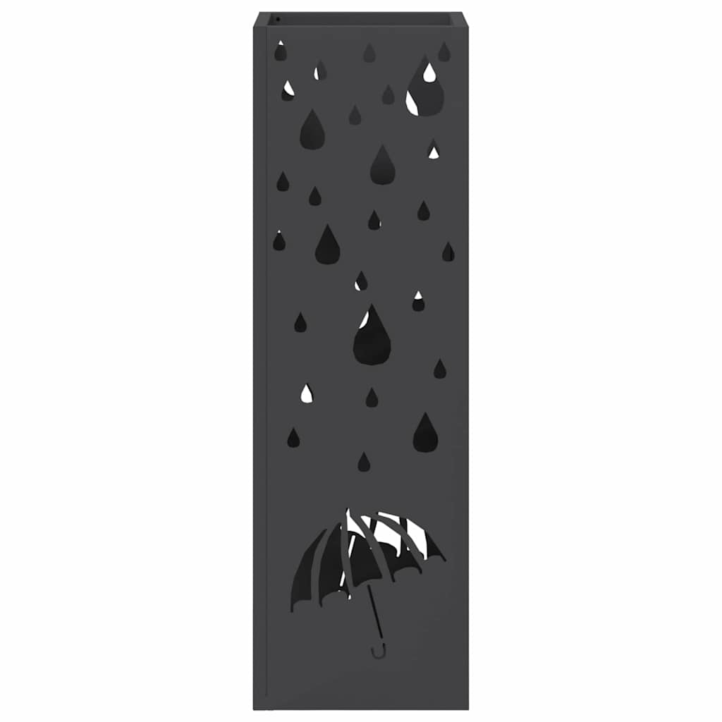 Sonnenschirmhalter Schwarz 15,5 x 15,5 x 49 cm Metall