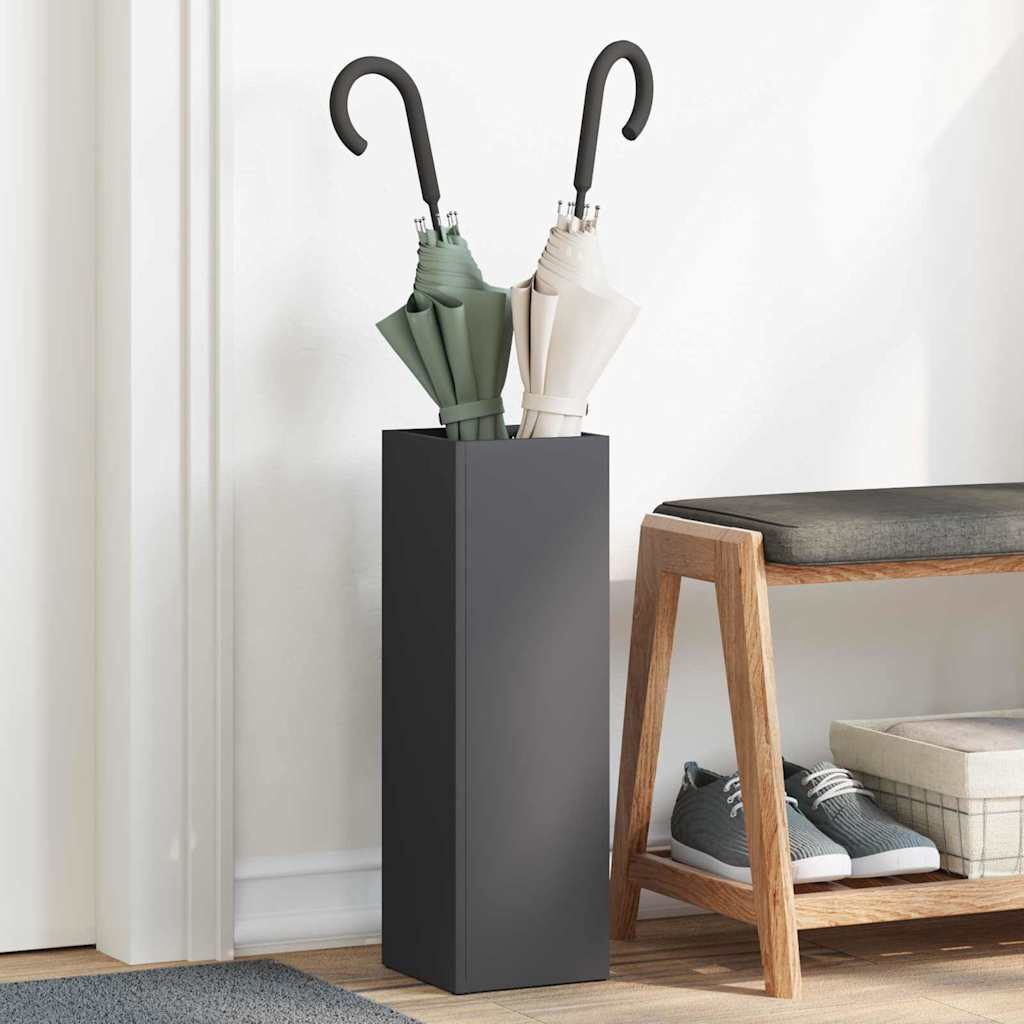 Sonnenschirmhalter Schwarz 15,5 x 15,5 x 49 cm Metall