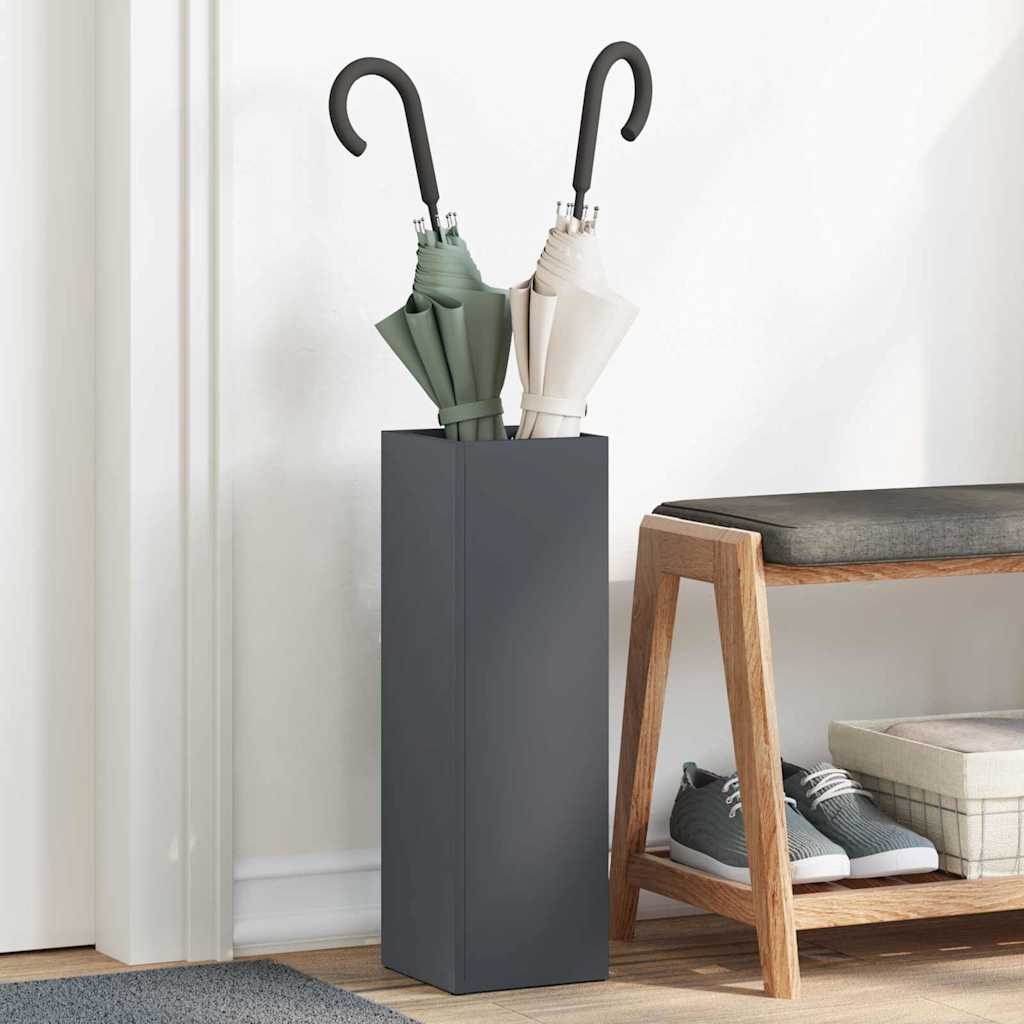 Pied de parasol anthracite 15,5 x 15,5 x 49 cm métal