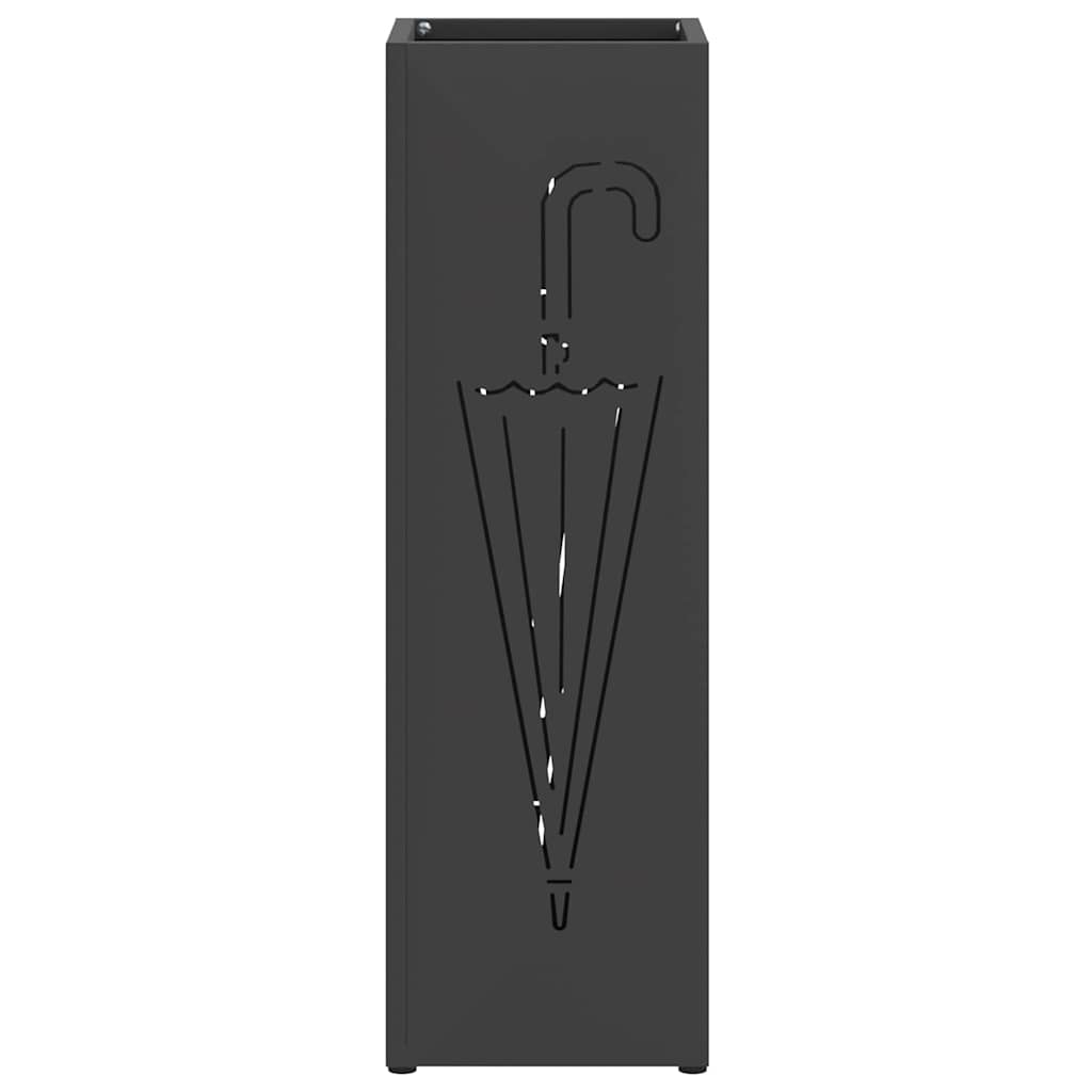 Sonnenschirmhalter Schwarz 15,5 x 15,5 x 49 cm Metall