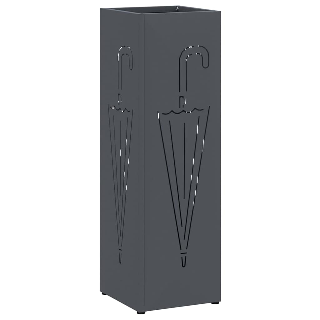 Sonnenschirmhalter Anthrazit 15,5 x 15,5 x 49 cm Metall