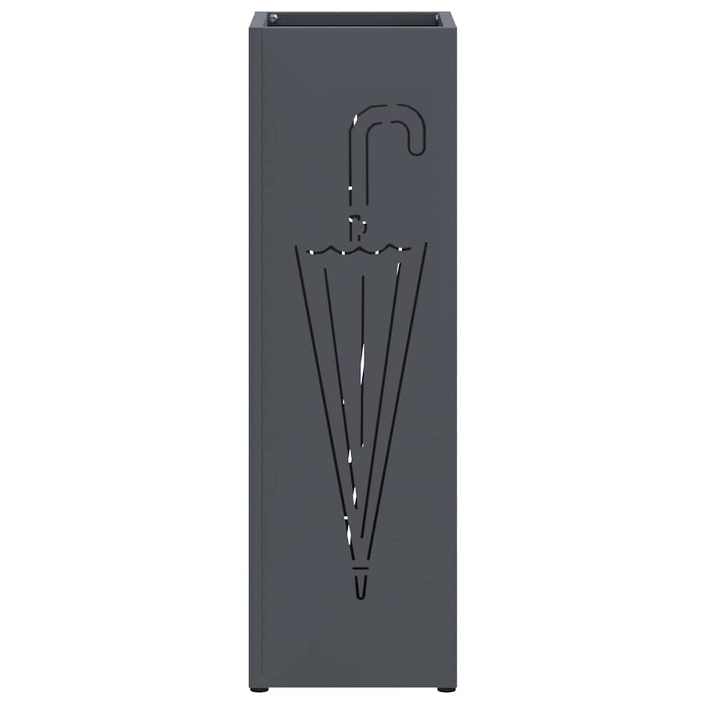 Sonnenschirmhalter Anthrazit 15,5 x 15,5 x 49 cm Metall