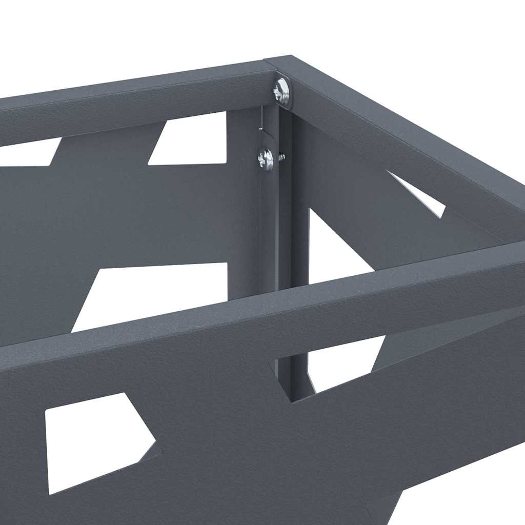Support parasol anthracite 15,5 x 15,5 x 49 cm métal