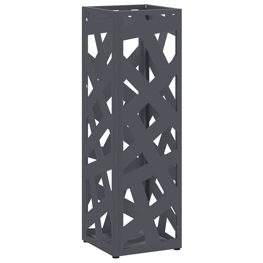 Support parasol anthracite 15,5 x 15,5 x 49 cm métal