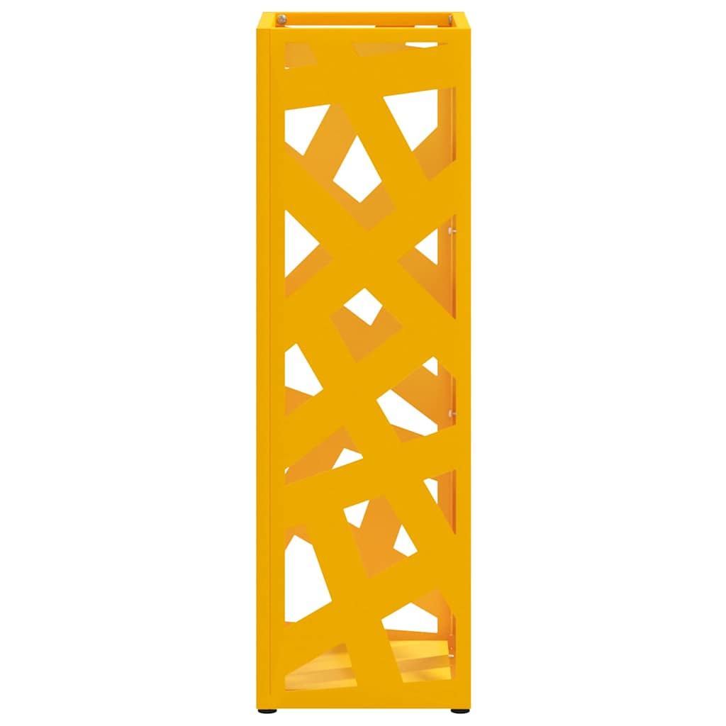 Sonnenschirmhalter mit Speicher Senf 15,5 x 15,5 x 49 cm Metall