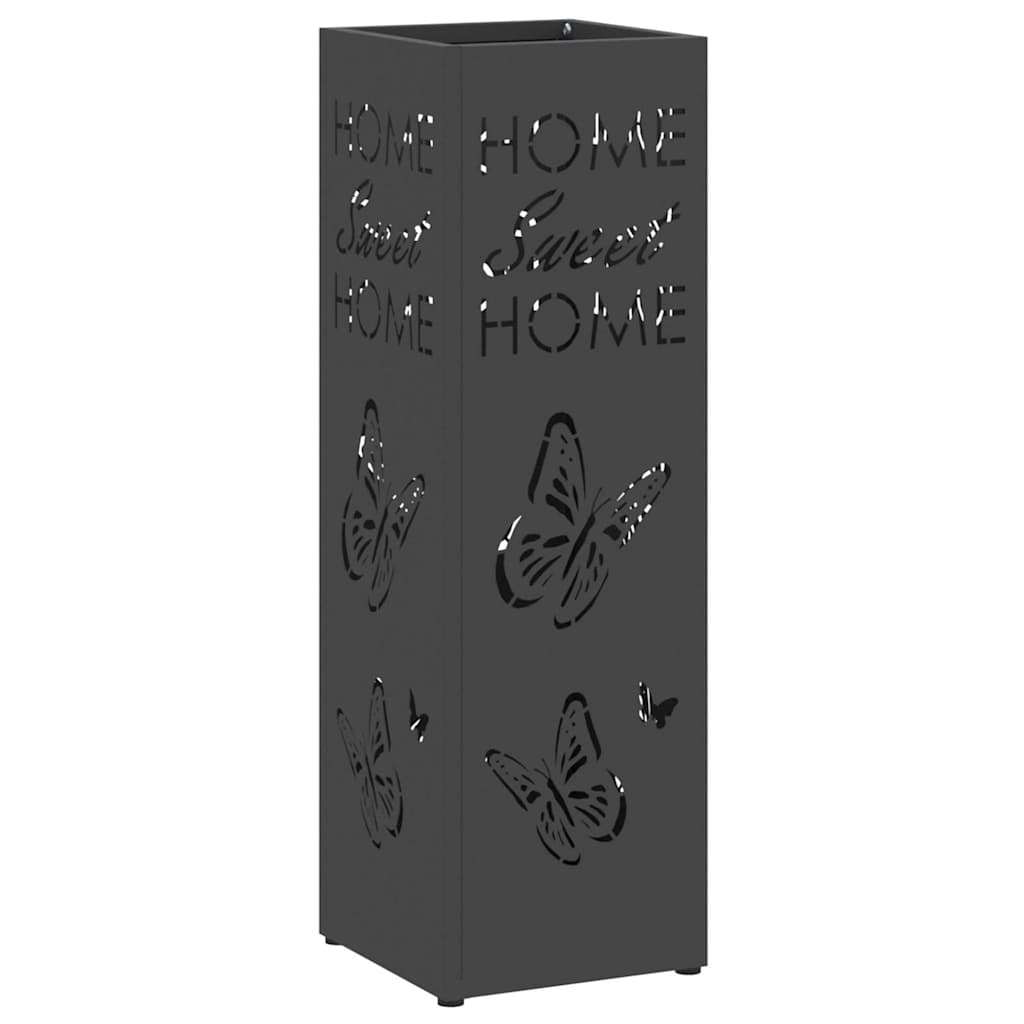 Sonnenschirmhalter Schwarz 15,5 x 15,5 x 49 cm Metall