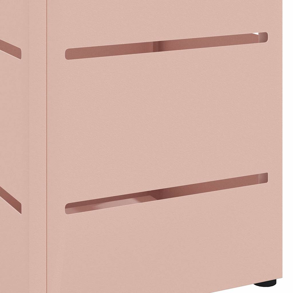 Parasol Holder with Storage Pink 15.5 x 15.5 x 49 cm Metal
