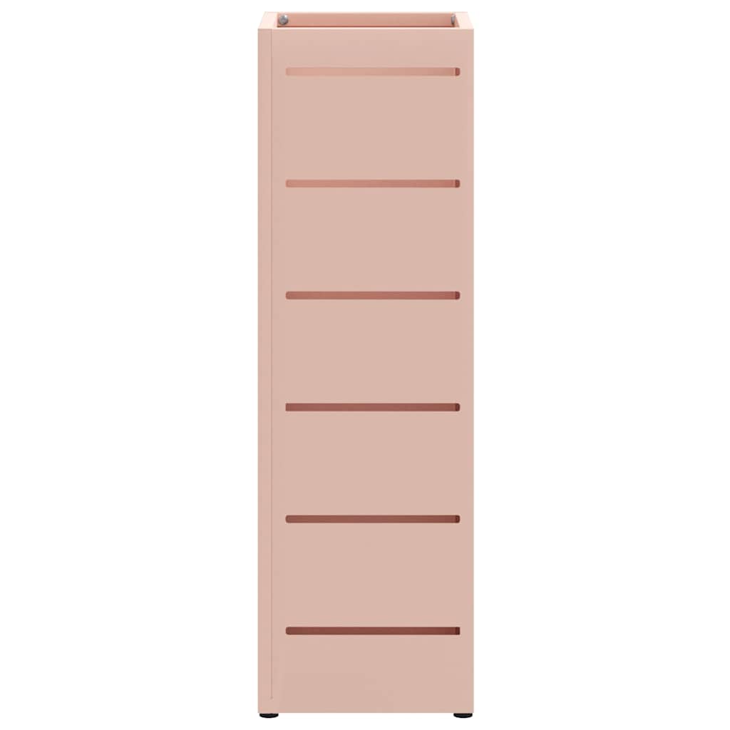 Parasol Holder with Storage Pink 15.5 x 15.5 x 49 cm Metal