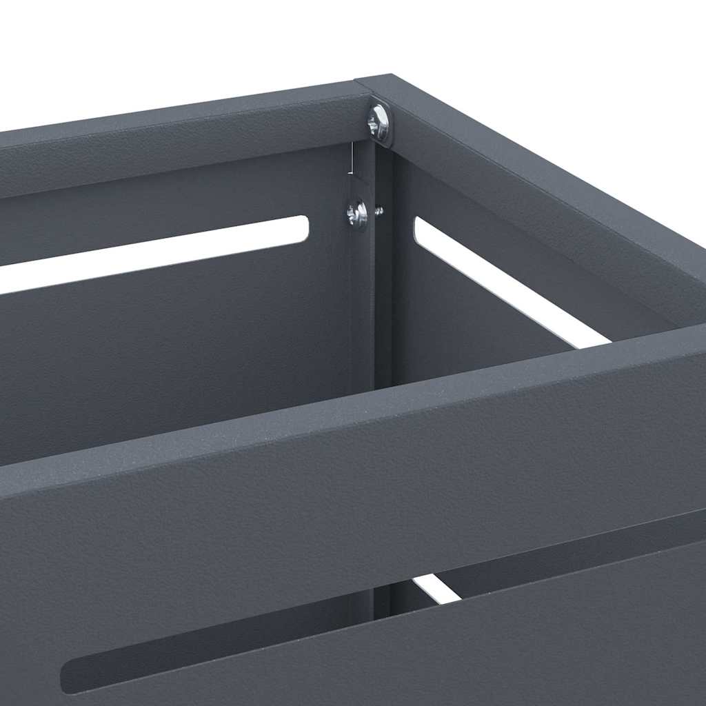 Support de parasol anthracite 15,5 x 15,5 x 49 cm Métal