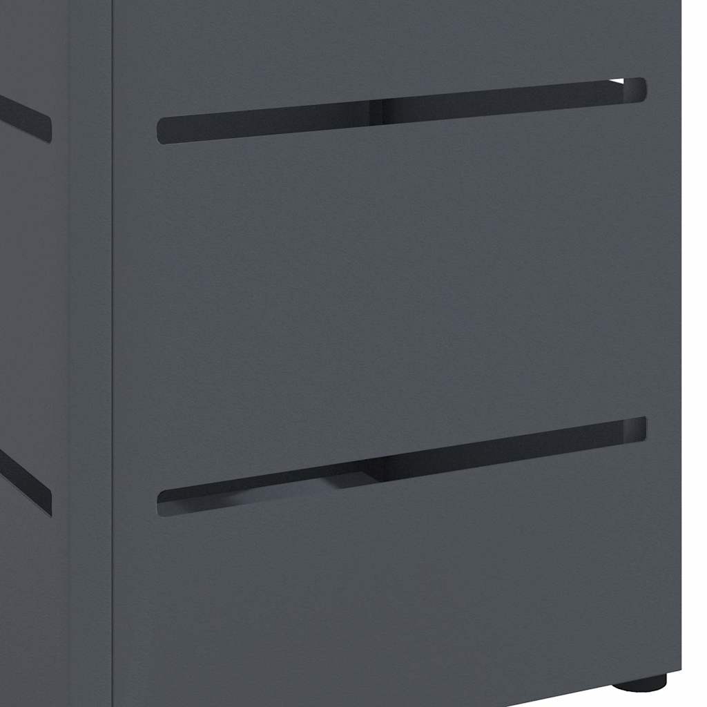 Support de parasol anthracite 15,5 x 15,5 x 49 cm Métal