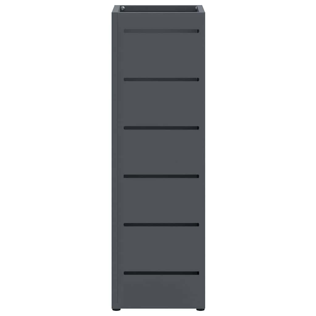 Support de parasol anthracite 15,5 x 15,5 x 49 cm Métal