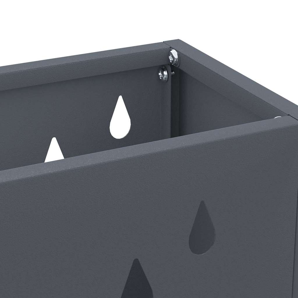 Parasol Holder Anthracite 28 x 12 x 41 cm Steel
