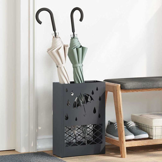 Parasol Holder Anthracite 28 x 12 x 41 cm Steel