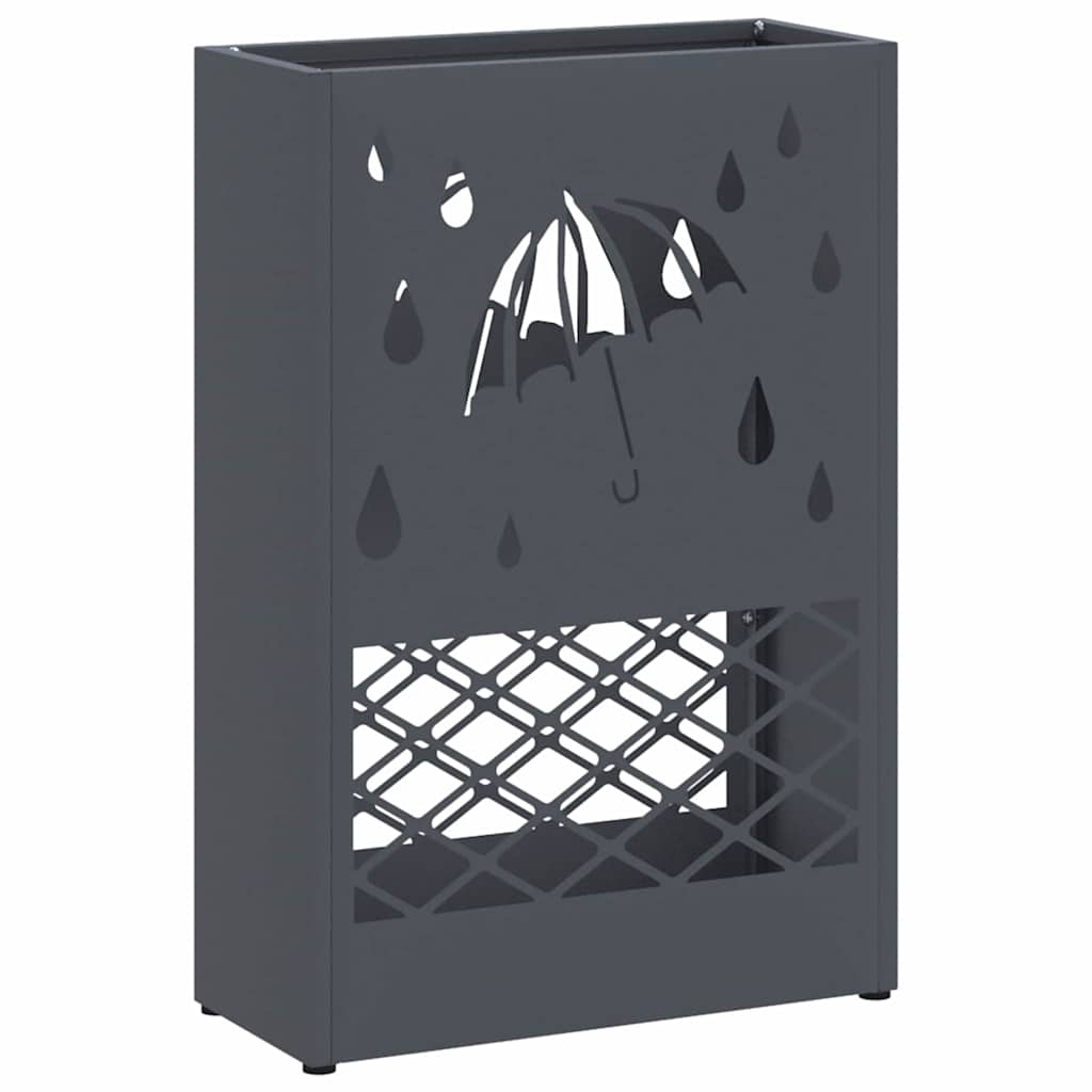 Parasol Holder Anthracite 28 x 12 x 41 cm Steel