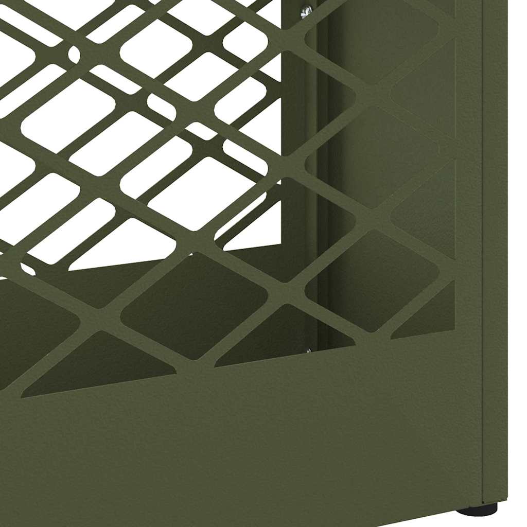 Sonnenschirmhalter Olivgrün 28 x 12 x 41 cm Stahl