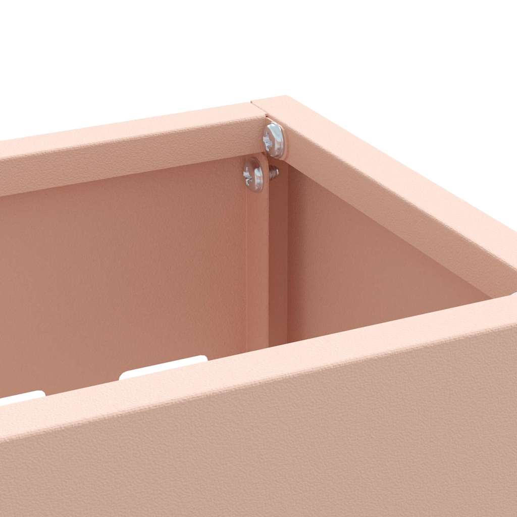 Parasol holder pink 28 x 12 x 41 cm steel
