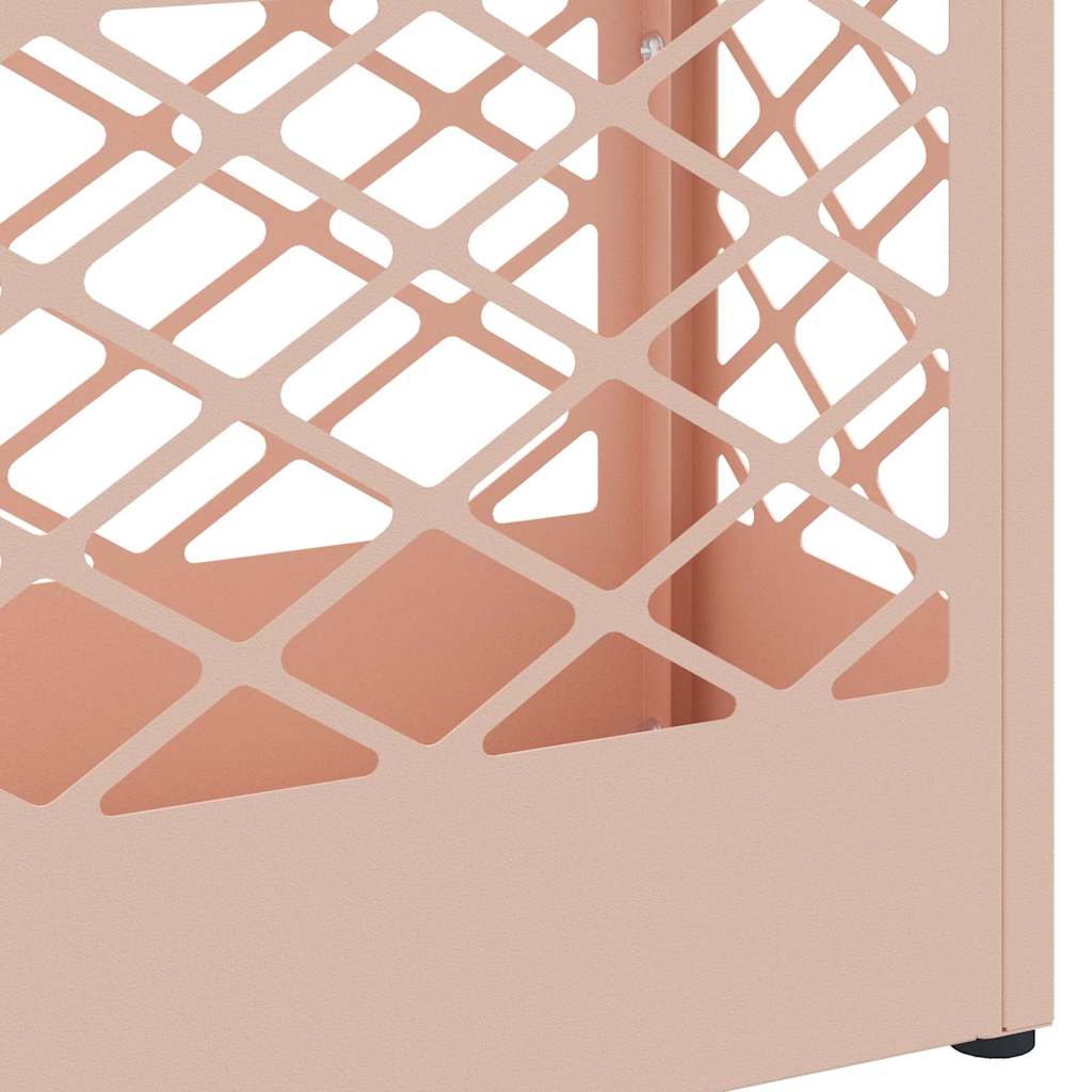 Parasol holder pink 28 x 12 x 41 cm steel