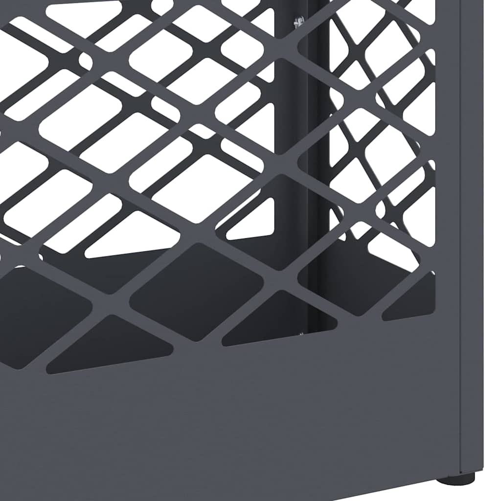 Support de parasol anthracite 28 x 12 x 41 cm acier