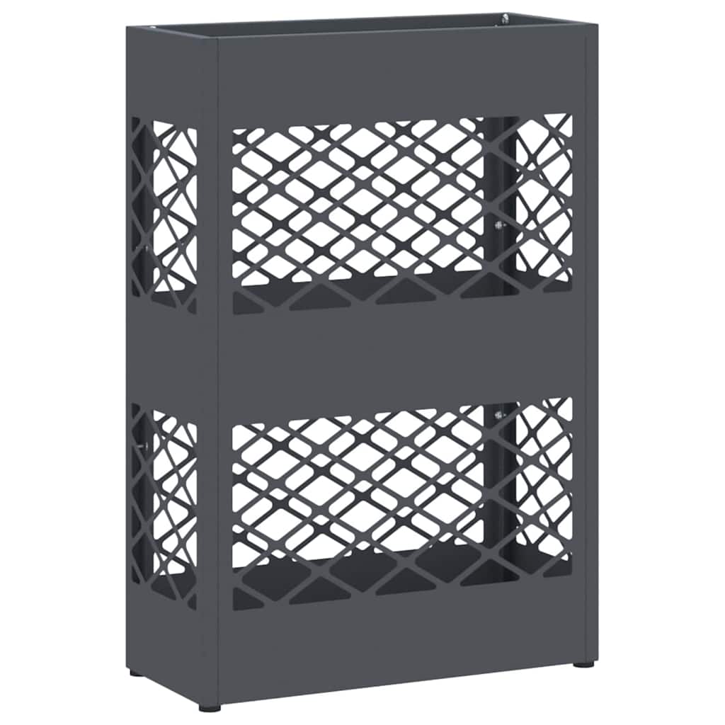 Support de parasol anthracite 28 x 12 x 41 cm acier