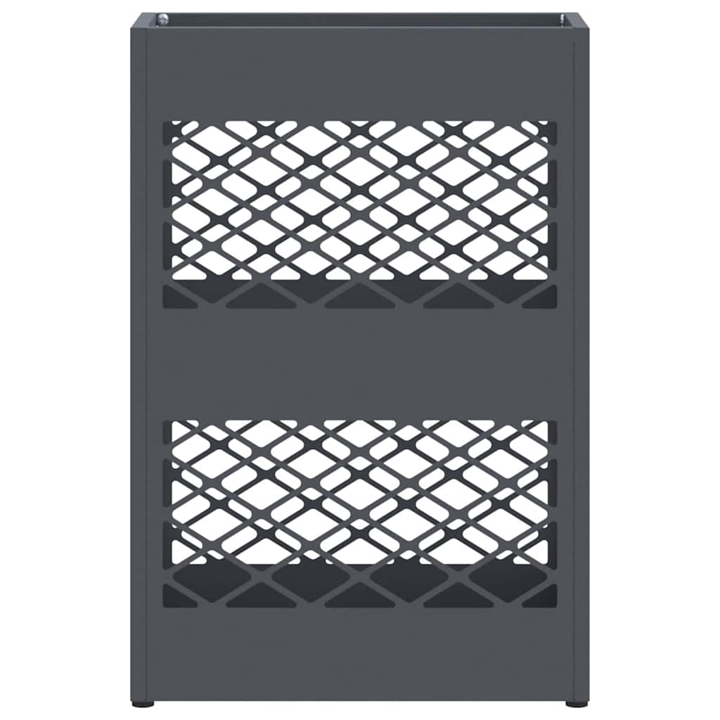 Support de parasol anthracite 28 x 12 x 41 cm acier
