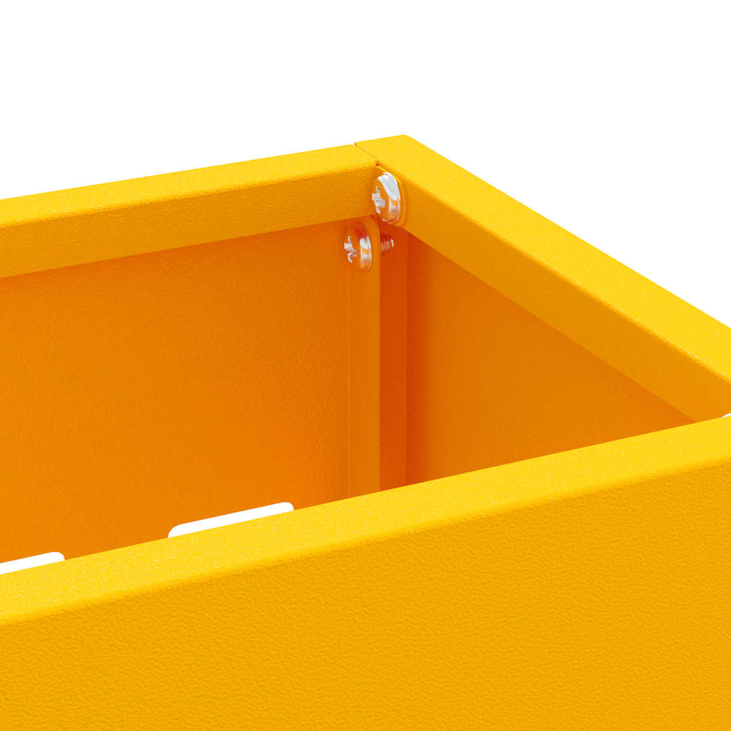 Sonnenschirmhalter Senfgelb 28 x 12 x 41 cm Stahl