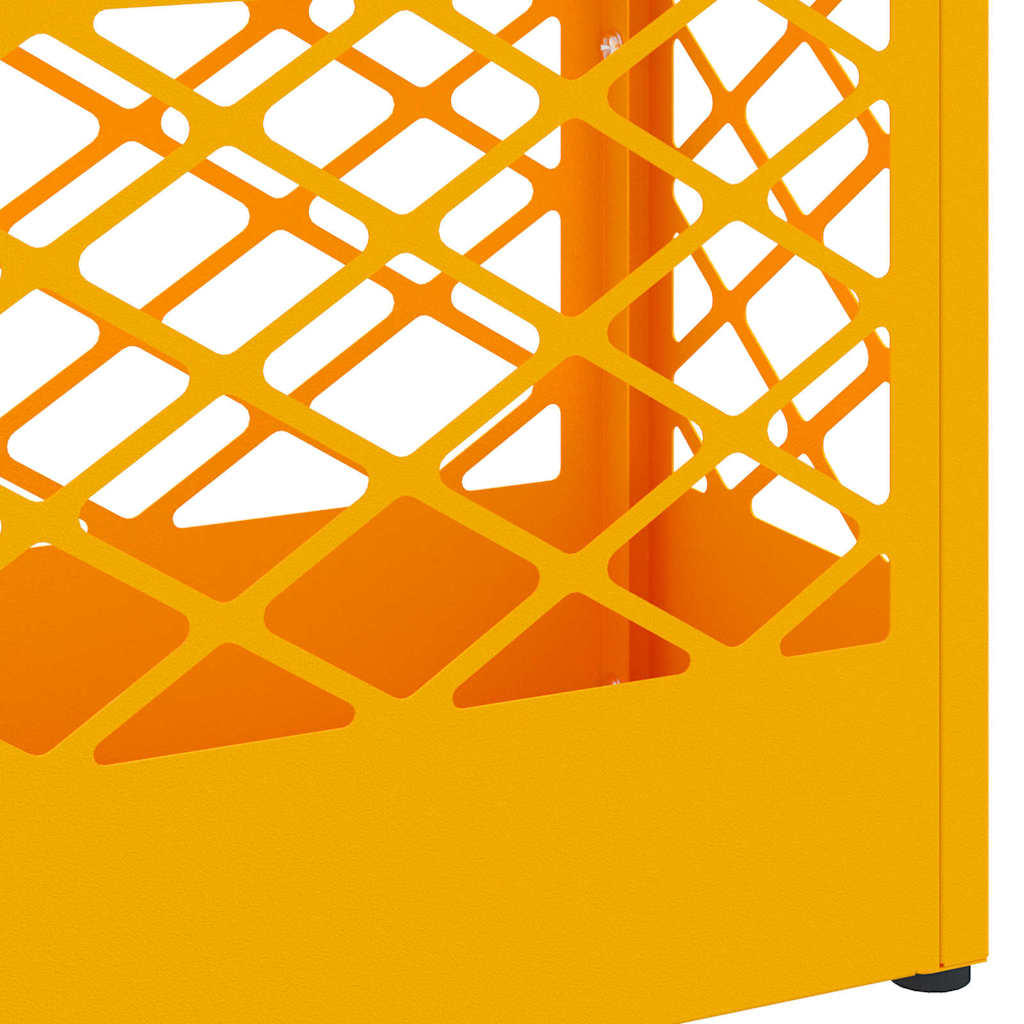 Sonnenschirmhalter Senfgelb 28 x 12 x 41 cm Stahl