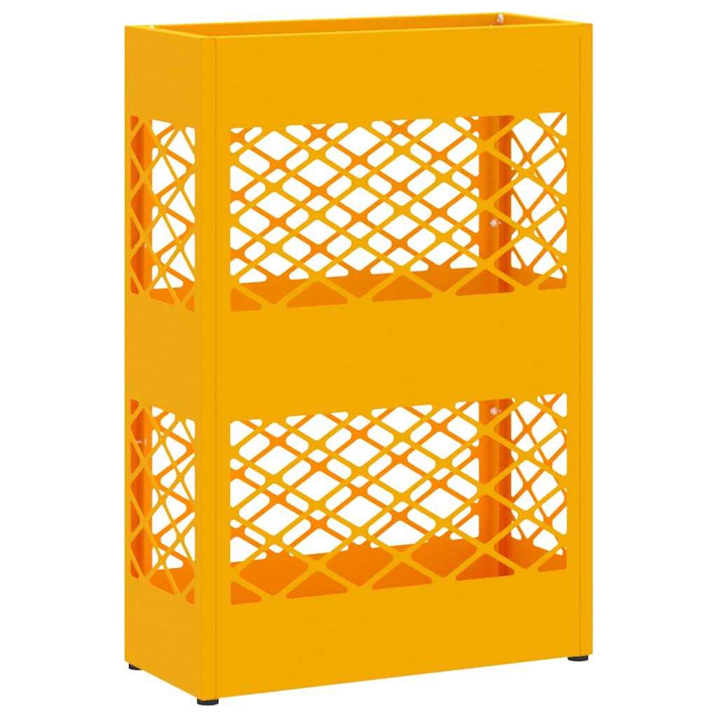 Sonnenschirmhalter Senfgelb 28 x 12 x 41 cm Stahl
