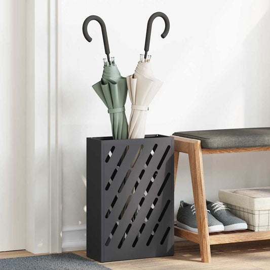 Parasol Holder Black 28 x 12 x 41 cm Steel