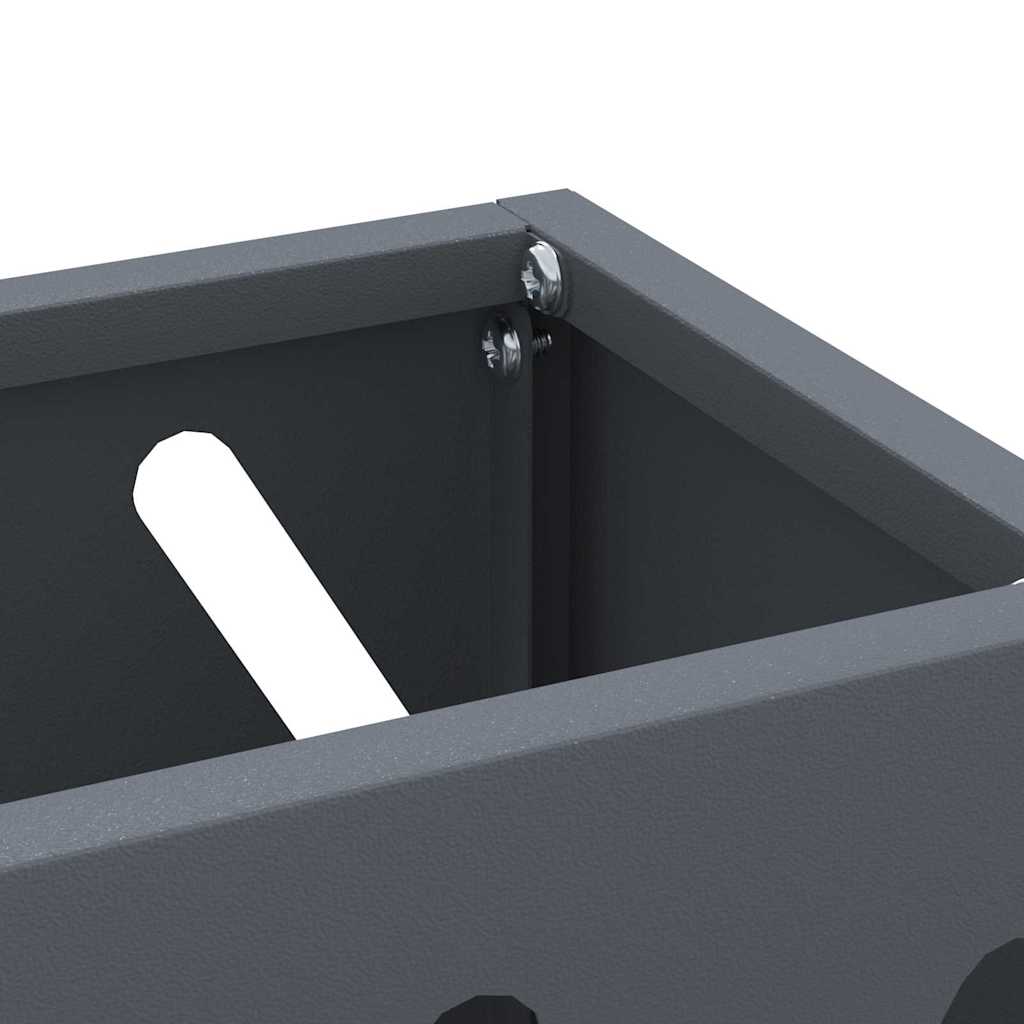 Parasol Holder Anthracite 28 x 12 x 41 cm Steel