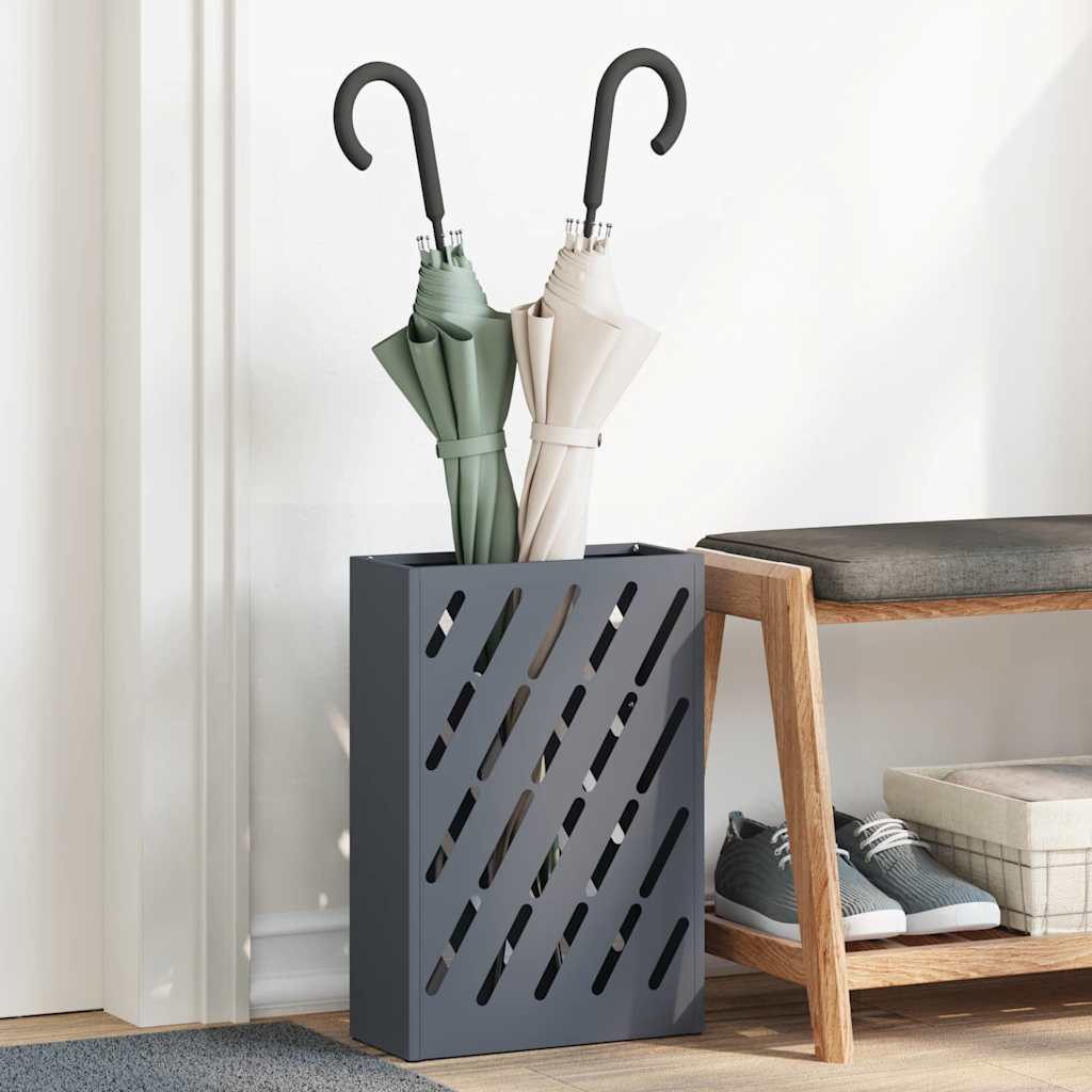 Parasol Holder Anthracite 28 x 12 x 41 cm Steel