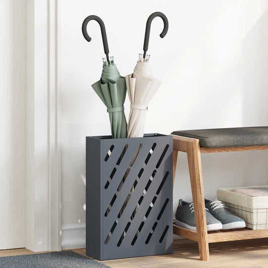 Parasol Holder Anthracite 28 x 12 x 41 cm Steel