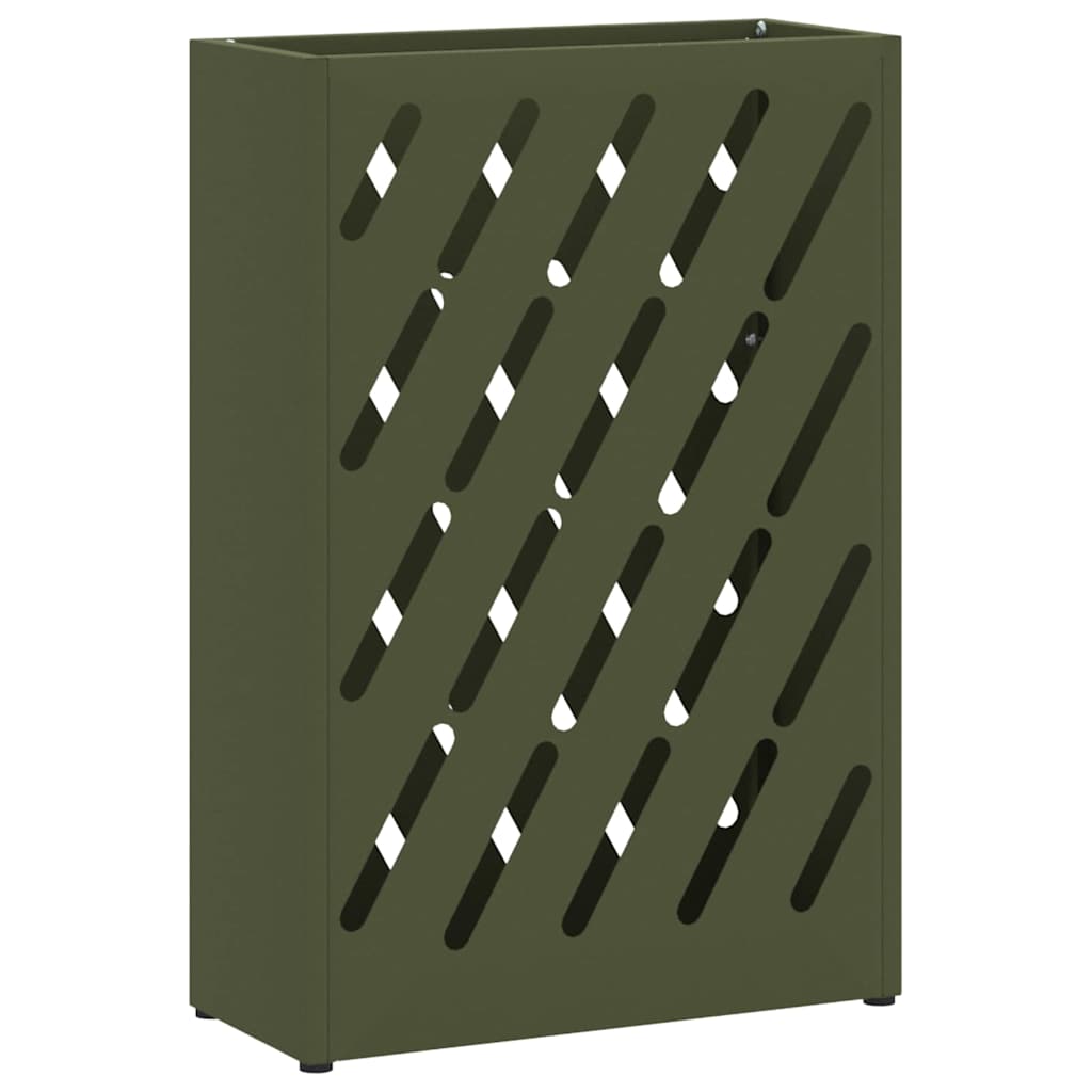 Parasol holder Olive Green 28 x 12 x 41 cm Steel