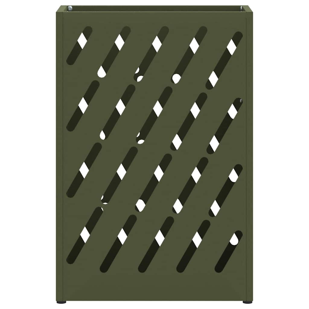 Parasol holder Olive Green 28 x 12 x 41 cm Steel