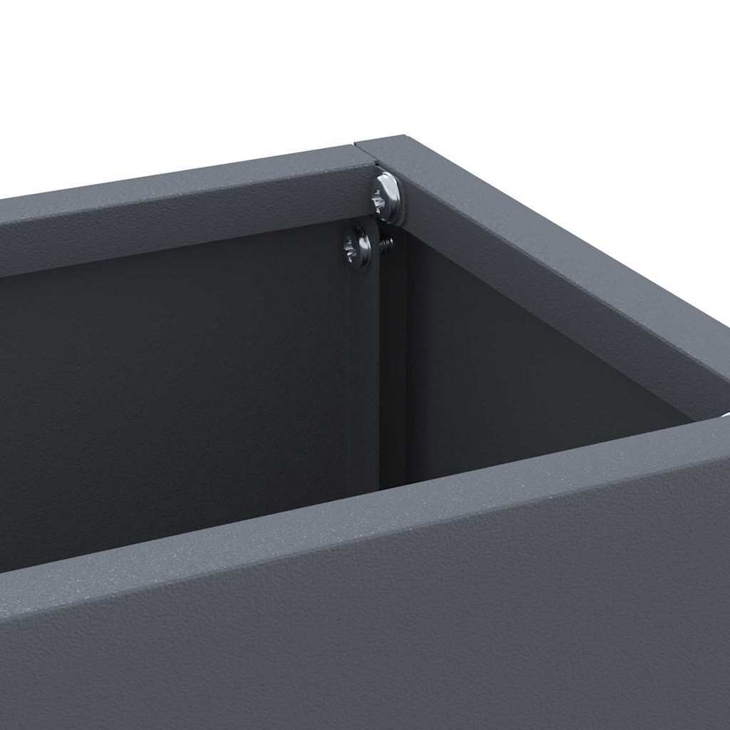Support de parasol anthracite 28 x 12 x 41 cm acier