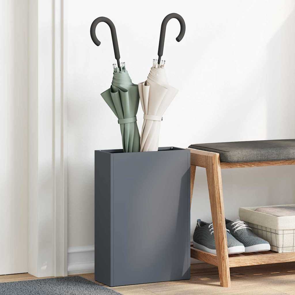 Support de parasol anthracite 28 x 12 x 41 cm acier